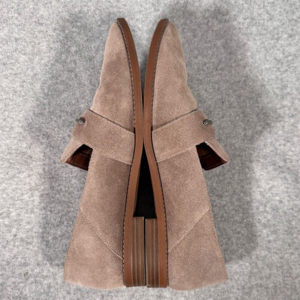 Franco Sarto Women's Beige Suede Loafers Size 9M Casual Shoes - Picture 9 of 11